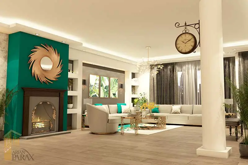 دکوراسیون داخلی ویلای کوچک