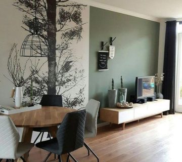 چگونه پذیرایی مستطیلی را دیزاین و چیدمان کنیم؟