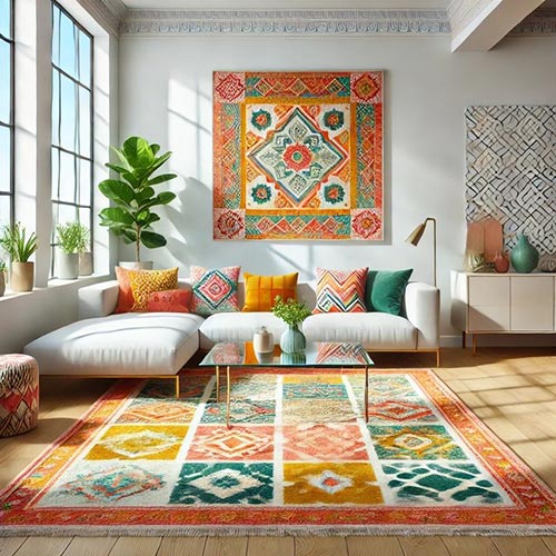 فرش در سبک مراکشی